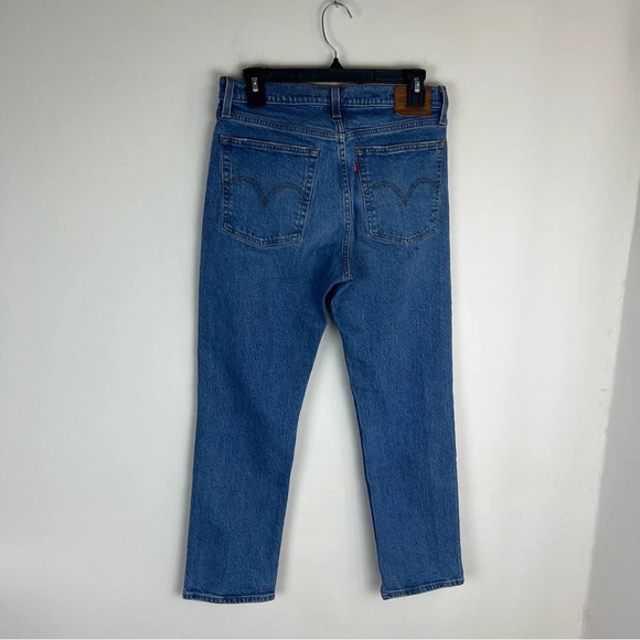 Levi’s Wedgie Straight leg high rise jeans button fly Size 29 - Picture 7 of 9